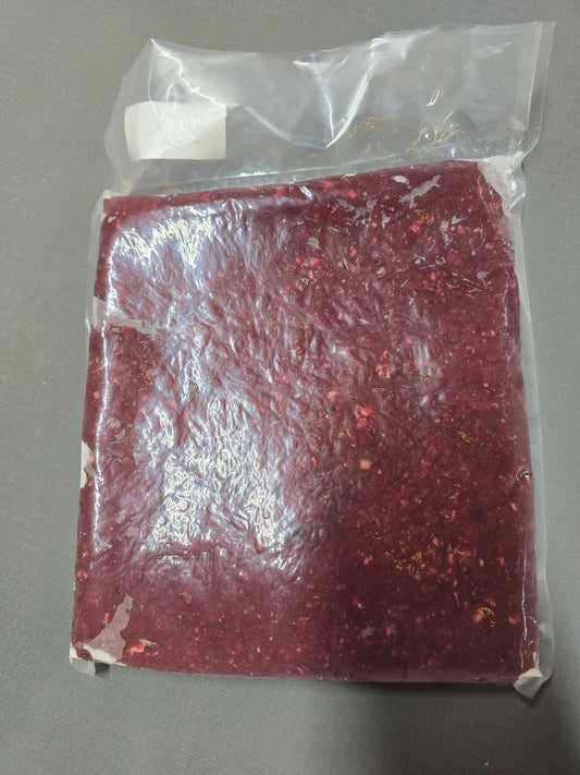 Roo Diced First Class Raw Dog Cat Food