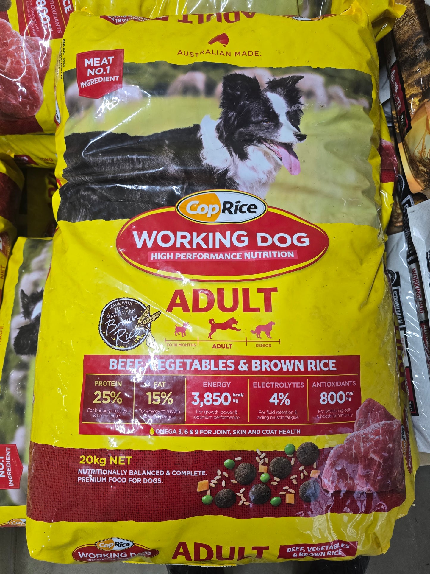 Coprice 20kg Working dog Beef & Veg