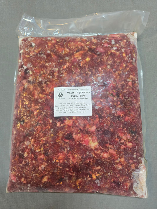 Majestik Premium Puppy Raw Dog Food
