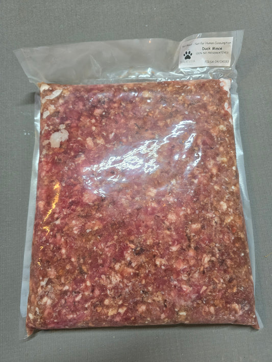 Duck Mince Raw Dog Food